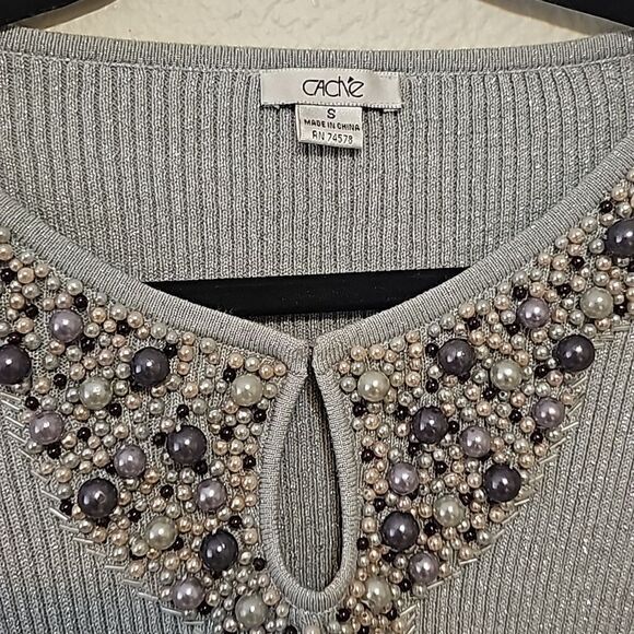 Cache knit dress top size small. - Picture 2 of 8